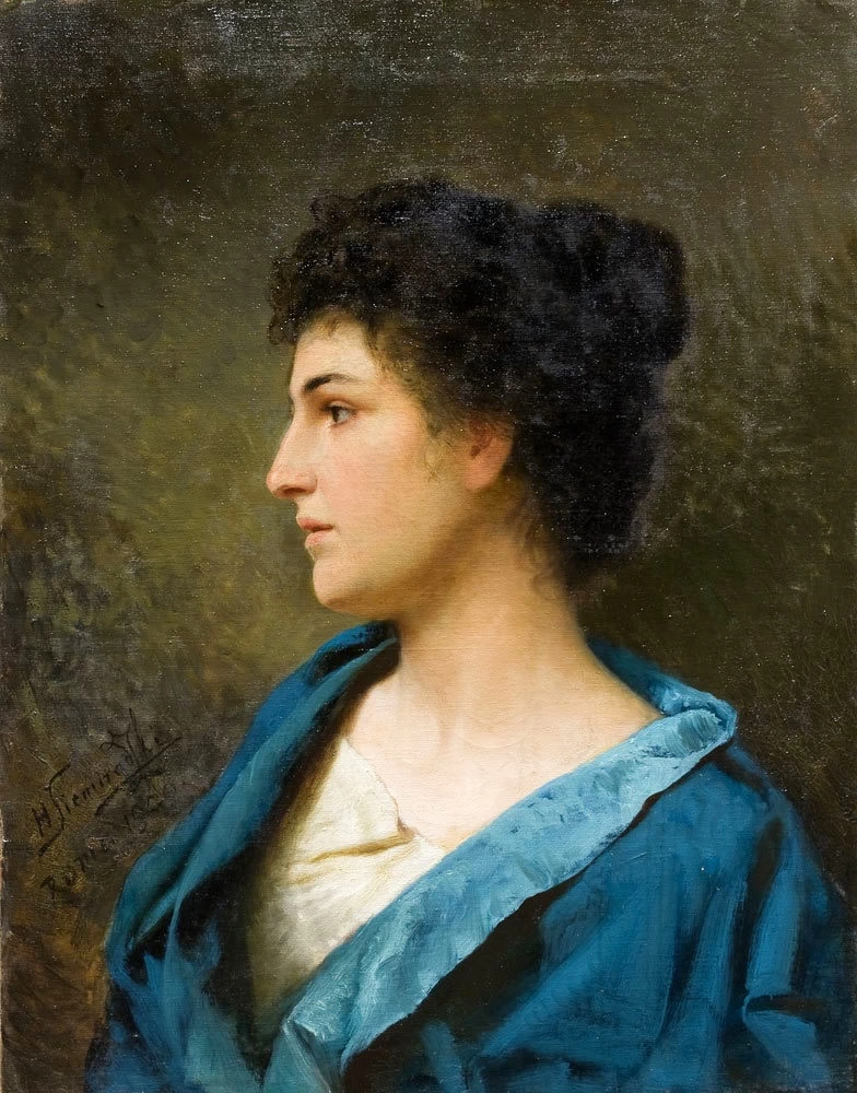 Henryk Siemiradzki - Ritratto di donna greca, Galleria Nazionale di Leopoli